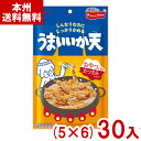 なとり 44g うまいいか天 (5×6)30入 (おつまみ 珍味 おやつ イカ天 のしいか 景品 お菓子) (ケース販売)(Y10) (本州送料無料)