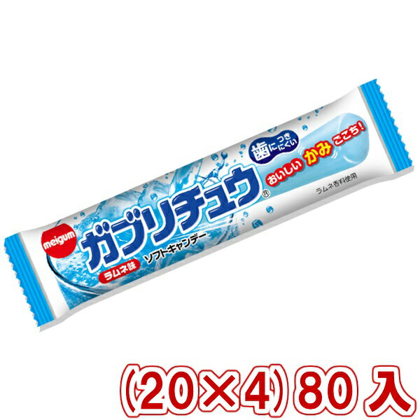 明治チューイング ガブリチュウラムネ (20×4)80入 (Y60) (本州送料無料)