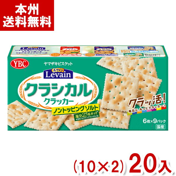 ヤマザキビスケット YBC ルヴァンクラシカル ノントッピングソルト (6枚×9パック) (10×2)20入 (Levain) (Y12) (本州送料無料)