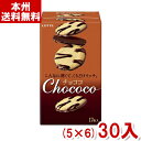 ロッテ 17枚 チョココ (5×6)30入 (チョコレート クッキー ラングドシャ お菓子 景品) (Y12)(ケース販売) (本州送料無料)