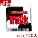 チロルチョコ チロルチョコ ミルク (30×4)120入 (駄菓子 チョコレート) (Y60) (本州送料無料)