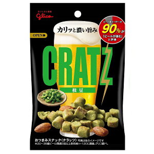 江崎グリコ クラッツ 枝豆 42g×10入 (おつまみ スナック お菓子 まとめ買い)