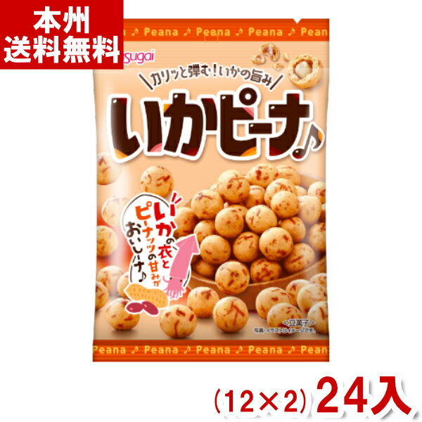 春日井 89g S いかピーナ (12×2)24入 (豆菓子 おつまみ) (Y10) (本州送料無料)