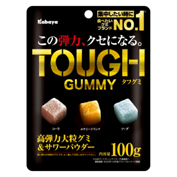 楽天ゆっくんのお菓子倉庫カバヤ タフグミ 100g×6入 （ハードグミ グミ 大容量 お菓子 景品 販促品 小腹満たし まとめ買い）