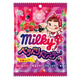 不二家 ミルキー ベリベリベリーベリー 袋 76g×6入 (キャンディ ミルキー 飴 お菓子 おやつ まとめ買い)