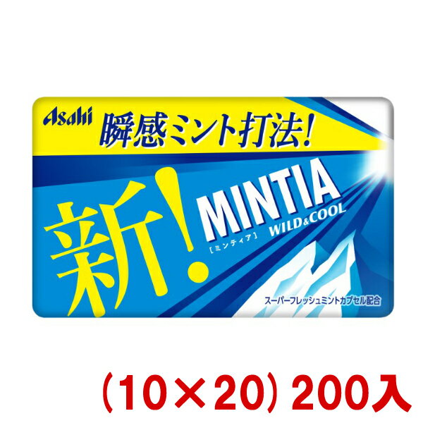 アサヒグループ食品 ミンティア MINTIA ワイルド＆クール (10×20)200入 (Y80)(ケース販売) (本州送料無料) 1