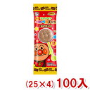 不二家 1本アンパンマンミニペロペロチョコレート (25×4)100入 (Y80)(本州送料無料)(4)