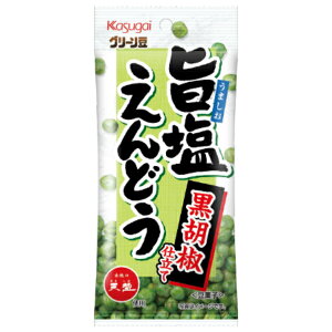 春日井 スリムグリーン豆 旨塩えんどう 40g×6入 (おつまみ おかし)