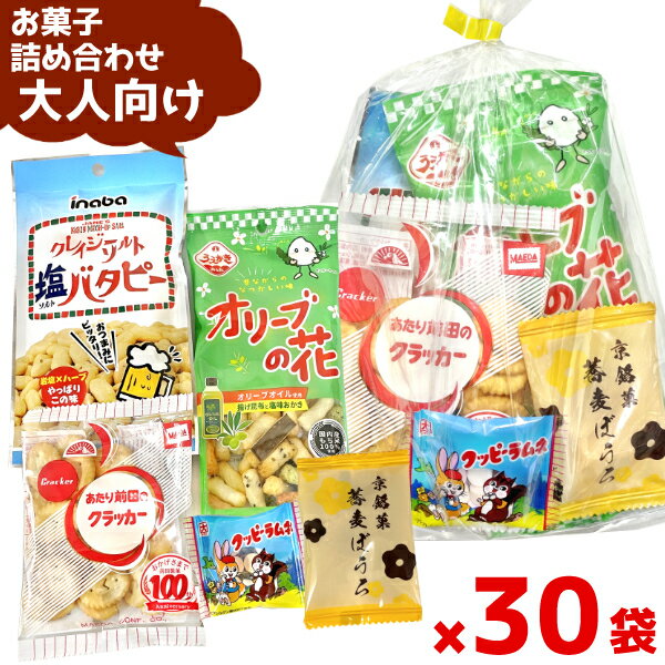 (Y300 大人) お菓子 詰め合わせ 5点 セット 袋詰め おまかせ(おつまみ 旅行 ギフト プレゼント 景品 こどもの日) ゆっくんのお菓子倉庫 (30袋)(セット販売)(om-300o-30)の商品画像