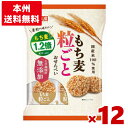 天乃屋 もち麦粒ごとおせんべい 9枚×12入 (煎餅 米菓 醤油) (Y10)(ケース販売) (本州送料無料)