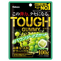 カバヤ タフグミ バウンシーマスカット 100g×6入 (期間限定 ハードグミ 硬い グミ マスカット お菓子 おやつ まとめ買い)