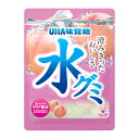 味覚糖 水グミ 清水白桃味 40g 10入 ピーチ 桃 もも グミ 透明 お菓子 おやつ 景品 まとめ買い 