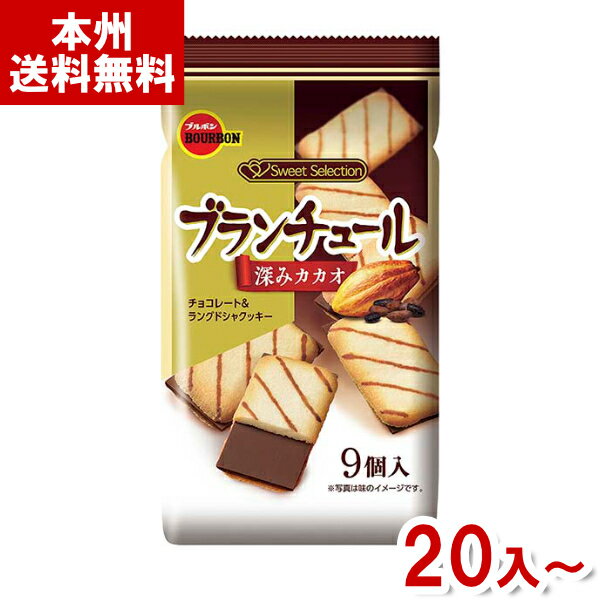 ブルボン 9枚 ブランチュール 深みカカオ (クッキー ラングドシャ お菓子 販促品 粗品 景品 ノベルティ) (本州送料無料) 1