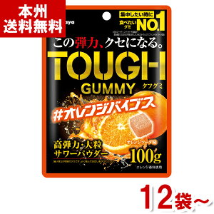 カバヤ 100g タフグミ オレンジバイブス (ハードグミ グミ お菓子 おやつ まとめ買い) (本州送料無料)