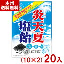 サクマ 60g 炎天夏塩飴 (10×2)20入 (塩あめ 熱中症対策 塩分補給 キャンディ お菓子 景品) (ケース販売)(Y10) (本州送料無料)(4)
