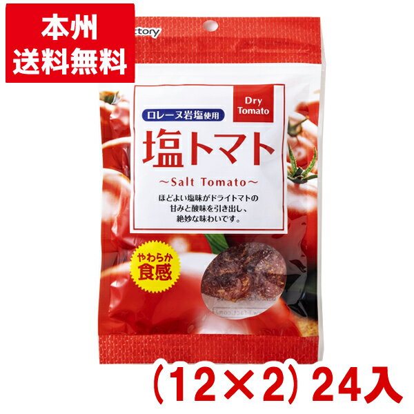アイファクトリー 塩トマト (12×2) 24入 (ドライトマト 熱中症対策 塩分補給 アウトドア)(本州送料無料)