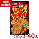 なとり 4枚 いかフライ ピリ辛味 (10×4)40入 (イカフライ おつまみ スナック お菓子 おやつ 景品) (4ケース販売)(Y10) (本州送料無料)