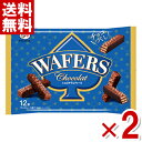 不二家 ショコラウェファース 袋 12本×2袋 (チョコレート 大袋 お菓子 景品) (ポイント消化) (CP) (メール便全国送料無料)