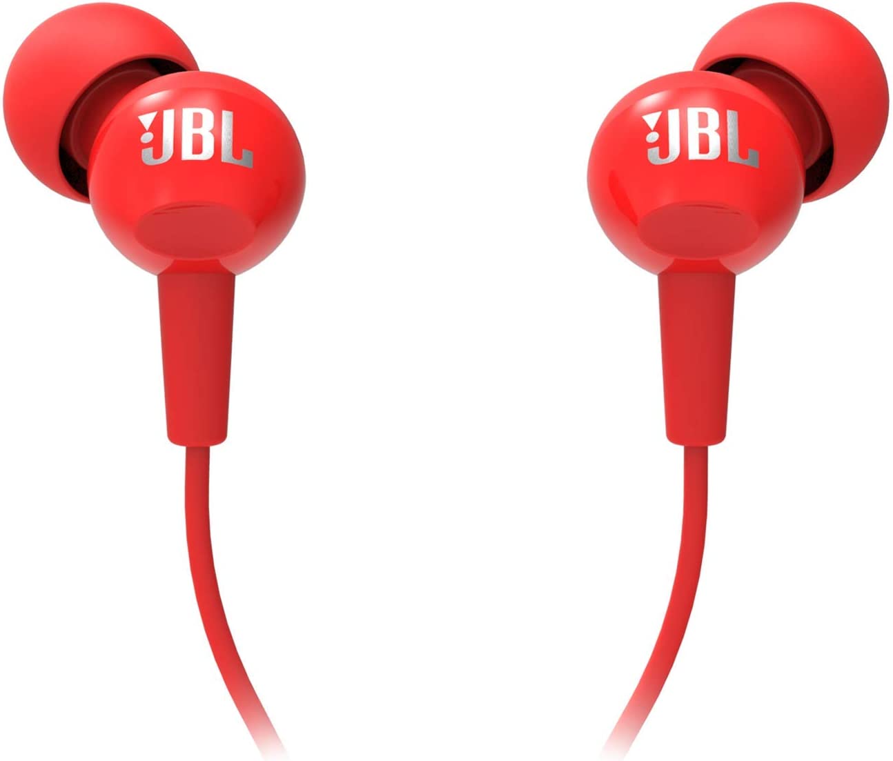 JBL Harman C100SI レッド インイヤー型有線イヤホン マイク付き RED