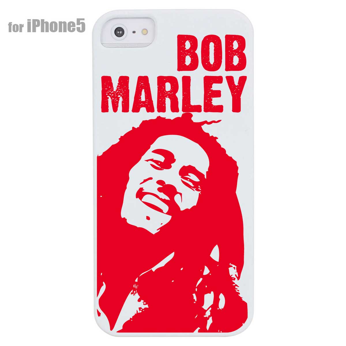 Rakuten - 【iPhone5S】【iPhone5】【レゲエ】【iPhone5ケース】【カバー】【スマホケース】【BOB MARLEY】　ip5-08-j0001