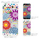 【iPhone5S】【iPhone5】【Vuodenaika】【iPhone5ケース】【カバー】【スマホケース】【クリアケース】【フラワー】 ip5-21-ne0033ca