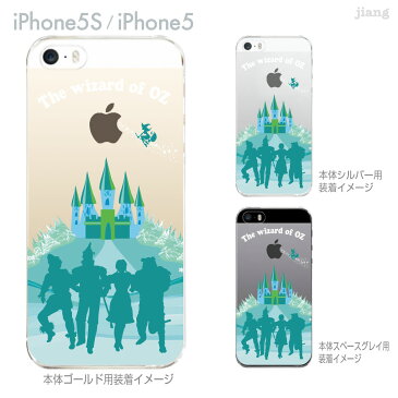 iPhone SE iPhone5s iPhone5 ケース スマホケース カバー クリア クリアケース ハードケース Clear Arts クリアーアーツ【オズの魔法使い】【ドロシー】　01-ip5s-zes081