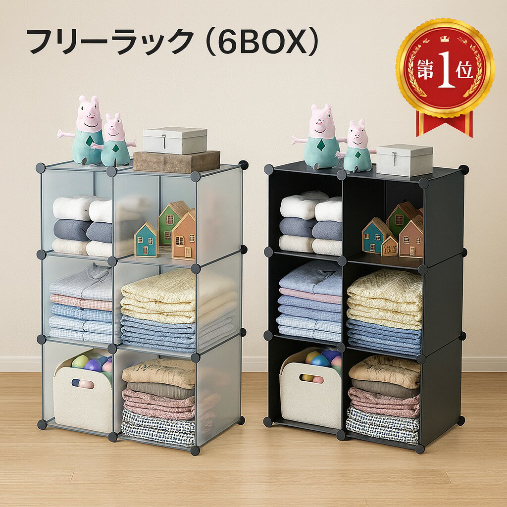 ŷ󥭥1̳ ե꡼å Ǽê 6ܥåå å Ω  Хå  ȹ碌ͳ  free-rack-6