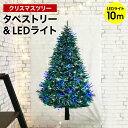 【ポイント5倍&110円～500円offクーポン配布】 クリスマスツリー タペストリー クリスマス ジュエリーライト LED電球 100個 10m リモコン付き 飾り 壁掛け ツリー 北欧 おしゃれ イルミネーション ハロウィン christmas-tp