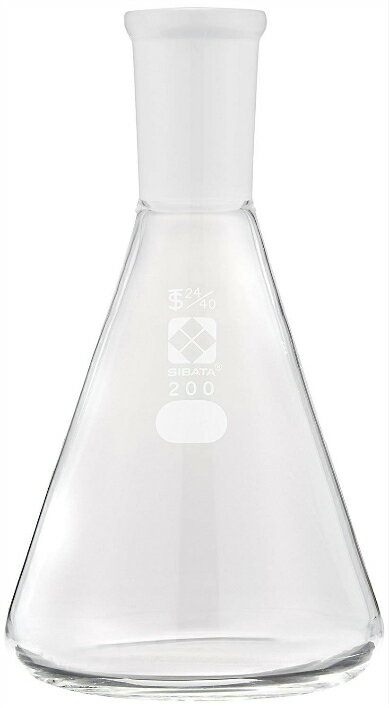 三角フラスコ 柴田科学 共通摺合三角フラスコ 200mL 005510-24200