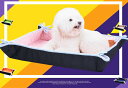 ペットベッド クッション マット カーシート オールシーズン 犬 猫 折り畳み キルティング S/M 2色