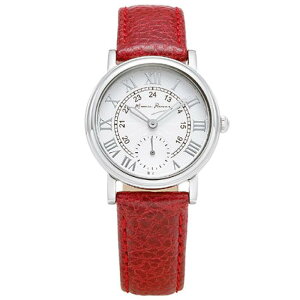 レディース 腕時計 Maurice Renoma モーリス レノマ MR-1503-RED スモールセコンド レッド イタリアンレザー ベルト ローマ数字インデックス クラシカルデザイン
