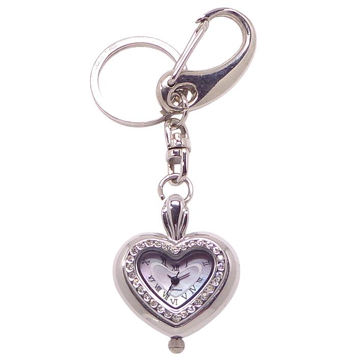 ハート型 キーチェーン ウォッチ ハート キーホルダー HTW かわいい 時計 懐中時計 おしゃれ バッグチャーム レディス キーチェーン レディース キッズ サンフレイム