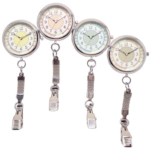 バッグチャーム 懐中時計 キーホルダー ウォッチ ナースウォッチ MKK2304 蓄光文字盤 クリップ 蓄光針 ポケットウォッチ 看護師 パルスメーター 時計 グッズ おしゃれ レディース キッズ メンズ 便利 機能性 ポスト投函発送