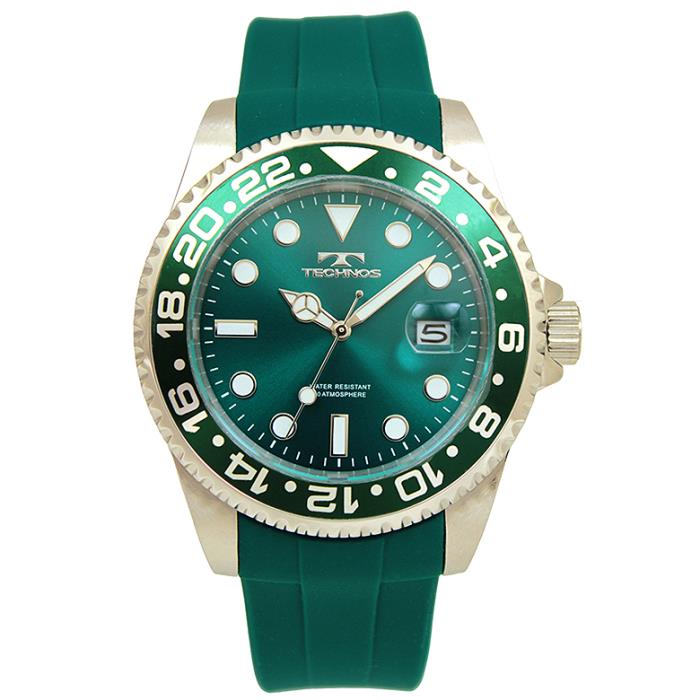 テクノス　T6919 オールステンレス 三針 カレンダー 腕時計 レディース TECHNOS 正規品 アウトレット TECHNOS テクノス タングステンベゼル メンズ 腕時計 ウォッチ 三針