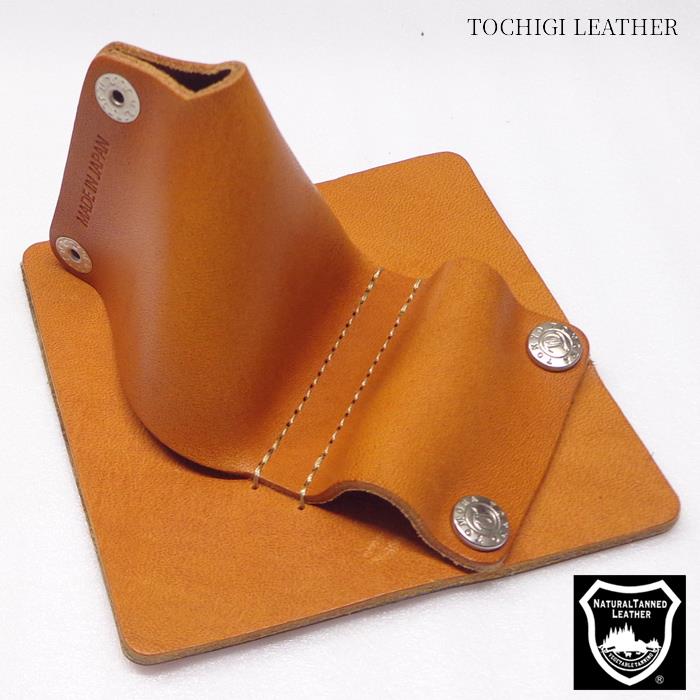 スマ－トフォンスタンド 栃木レザー TM818-CA キャメル モバイルスタンド スマホスタンド ぬめ革 タンニングレザー 天然皮革 自然 素材感 風合い TOCHIGI LEATHER NATURAL TANNED LEATHER