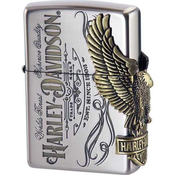 ハーレーダビットソンジッポ ZIPPO 喫煙具 ライター ハーレーダビットソン HDP75 送料無料 ジッポ zippo ジッポー HARLEY DAVIDSON オートバイ 白頭鷲 ハクトウワシ ボールドイーグル