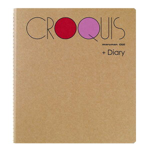クロッキーブック クロッキー ダイヤリー SQ マルマン CD50 クロッキー帳 maruman 文具 速写 クロッキー紙 鉛筆 コンテ お絵描き 持ち運び 便利 文房具 事務用品 画材 画材用紙 アイデア帳 落書きノート 日本製 メール便 ポスト投函 発送