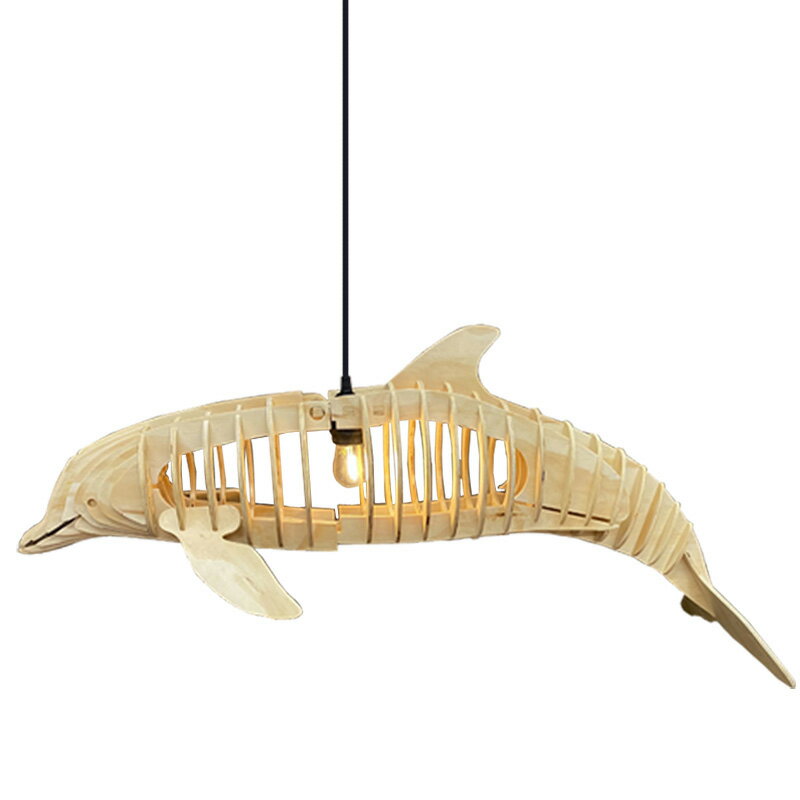 T-BLAND D843 アジアン照明 イルカ おしゃれ 天井照明ペンダントライト 照明器具 照明 子供部屋 寝室