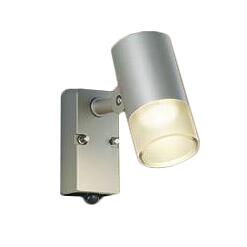 Rakuten - 大光電機 DOL-4601YS LEDアウトドアスポットライト LED交換不可 人感センサー付 ON/OFFタイプI 防雨形 電球色 非調光 白熱灯100W相当 大光電機 照明器具 庭 ガレージ用 ライトアップ照明