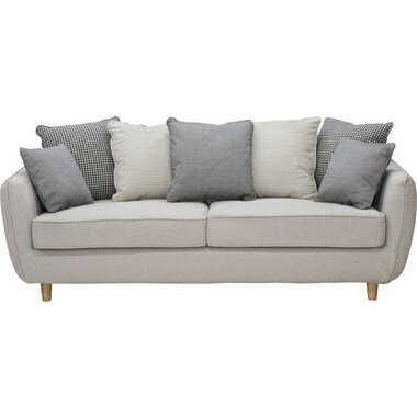 東谷 SS-103 家具 3人掛け用ソファ シアター ロット1 色：グレー ポリエステル ロータイプ使用可 アームレスト付き クッション7個付 W180×D86×H75×SH42