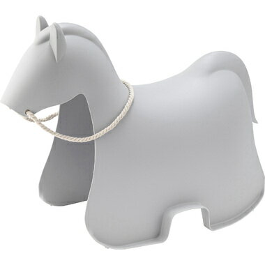 東谷 ANM-12LGY ライトファニチャー 小型家具 チェア・スツール ホース スツール 色：ライトグレー ロ..