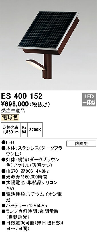 �����ǥ�å� ES400152 �������ƥꥢ LED��ϩ�� ���ΰ��η� �����顼�� �ŵ忧 �ָ���40W�������80��100W���饹 �������