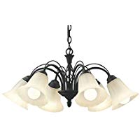 コイズミ照明 AA39692L LEDシャンデリア Regine 6灯 10畳用 ランプ交換可能型 LED46.8W 電気工事不要 非調光 電球色 白熱灯60W×6灯相当 照明器具 洋風 おしゃれ リビング用 ヨーロッパ風 インテリア照明 【～10畳】