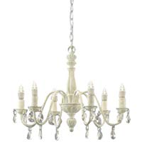 コイズミ照明 AA42137L LEDシャンデリア Shabbylier 6灯 4.5畳用 ランプ交換可能型 LED24.0W 電気工事不要 非調光 電球色 白熱球40W×6灯相当 照明器具 洋風 おしゃれ リビング用 ヨーロッパ風 インテリア照明 【〜4.5畳】(3)