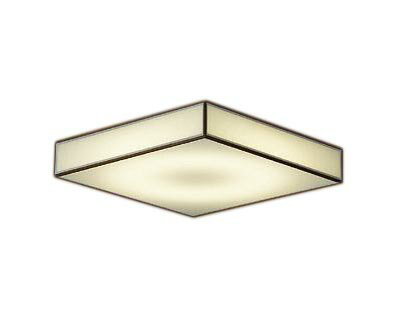 ●4.5畳のリビングからの続き和室に最適LED32W昼光色〜電球色/6500K〜2700K木製 ウォールナット色塗装強化和紙径□400 高105mm1.9kgプルレススイッチ付（全灯-※メモリー-保安灯-0）※消灯前の調色調光状態調色機能付...