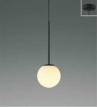 コイズミ AP57322 LEDペンダントライト White×Black JAPANDI 白熱球60W相当 フランジタイプ 要電気工事 非調光 電球色 照明器具 天井照明 吊下げ