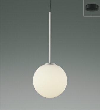 Rakuten - コイズミ AP57338 LEDペンダントライト White×Silver NATURAL BASIC 白熱球60W相当 フランジタイプ 要電気工事 非調光 温白色 照明器具 天井照明 吊下げ