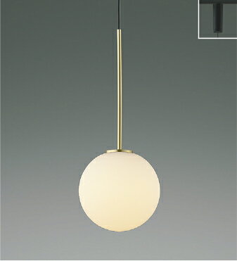 コイズミ AP57344 LEDペンダントライト Minimal Rustic White×Gold 白熱球60W相当 プラグタイプ 電気工事不要 非調光 電球色 照明器具 天井照明 吊下げ