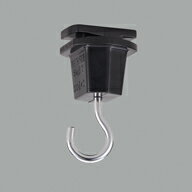 オーデリック LD8543BT ライティングレール用 吊りフック ブラック 照明器具部材