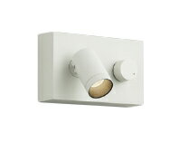 樂天商城 - コイズミ照明 AB53975 LEDブラケットライト arkia SPOT TYPE 白熱球60W相当 調光可 調光器付き 温白色 広角タイプ 照明器具 壁付け